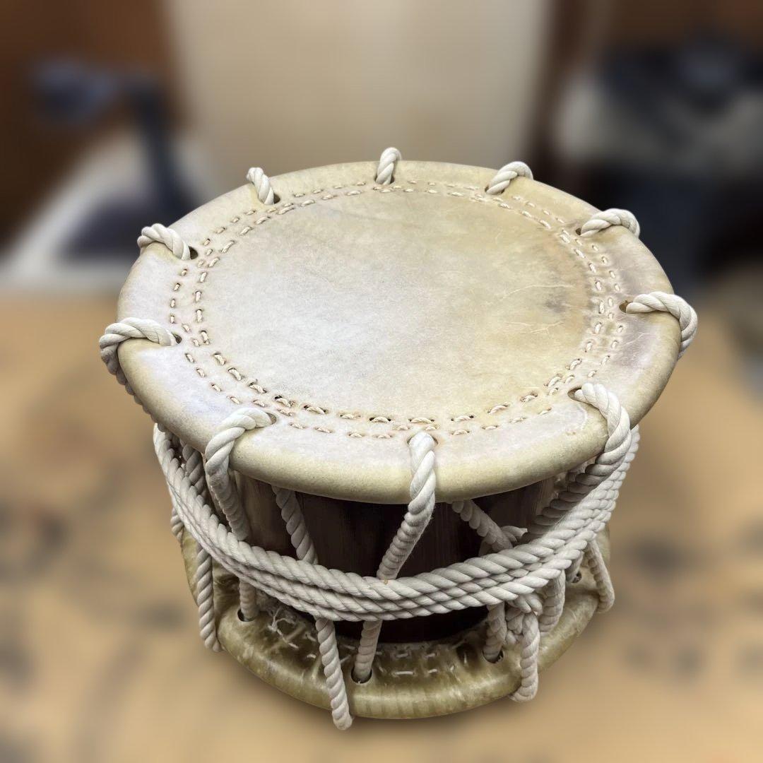 未使用品　締太鼓3丁掛け