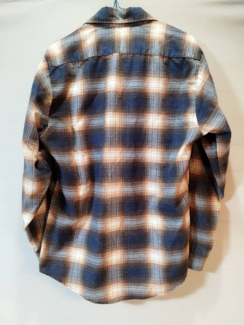 Sears オンブレチェック プリントネルシャツ カート コバーン - メルカリ