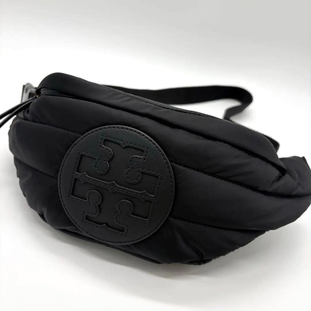 極美品✨トリーバーチ ボディバッグ エラ ベルトバッグ ナイロン ブラック トリーバーチ トートバッグ エラ ナイロン 大容量 エナメル ブラック