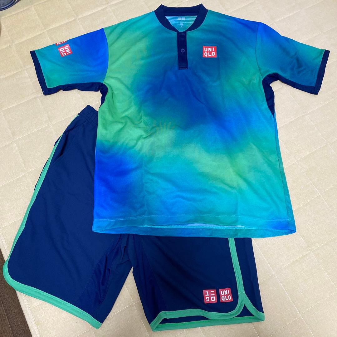 ユニクロ　錦織圭　全仏オープン着用モデル　上下Mサイズ