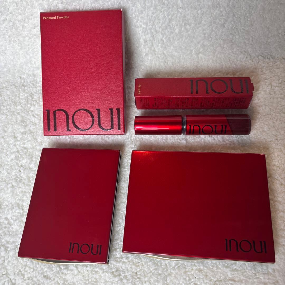 INOUI インウイ プレストパウダー+パウダーファンデーション+ジェルリップ