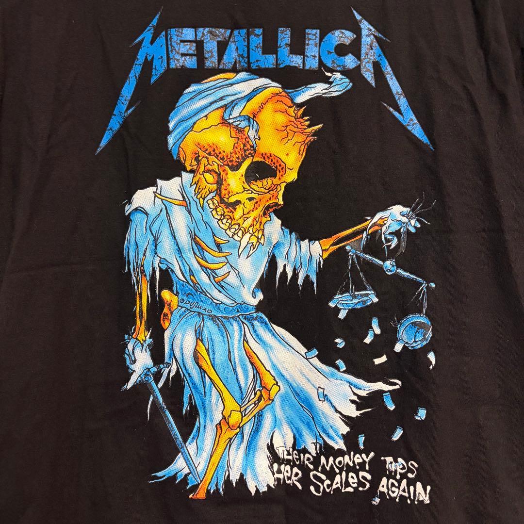 METALLICA メタリカ against スカルデザイン Tシャツ - メルカリ