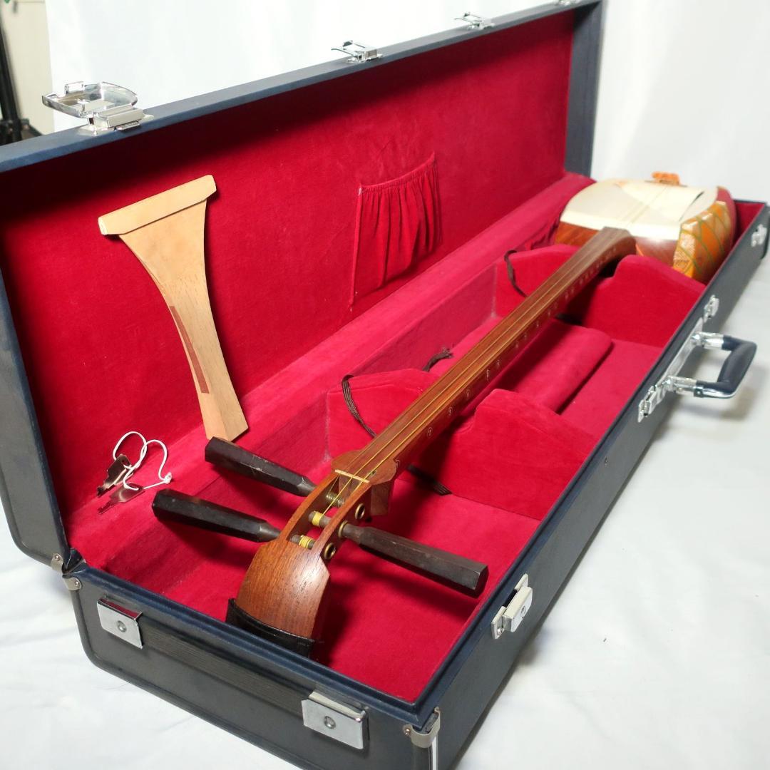 中棹 三味線 東触り仕様 撥 ハードケース付 - メルカリ