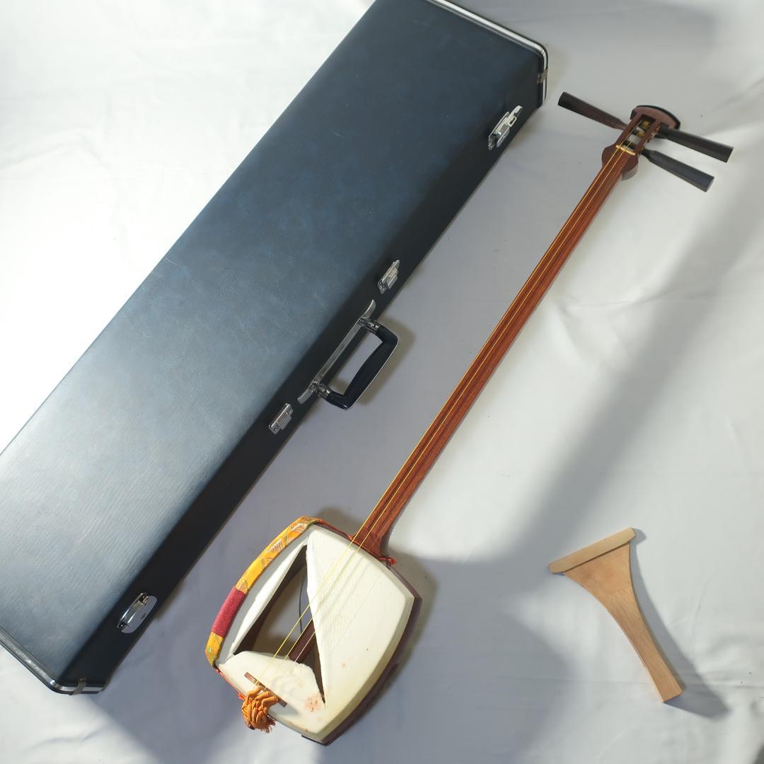 中棹 三味線 東触り仕様 撥 ハードケース付 - メルカリ