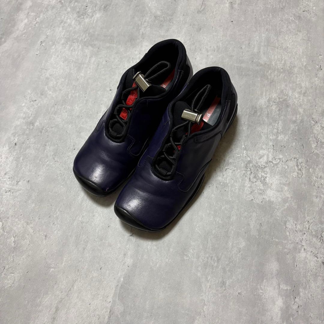00s PRADA SPORT archive leather sneakers - メルカリ