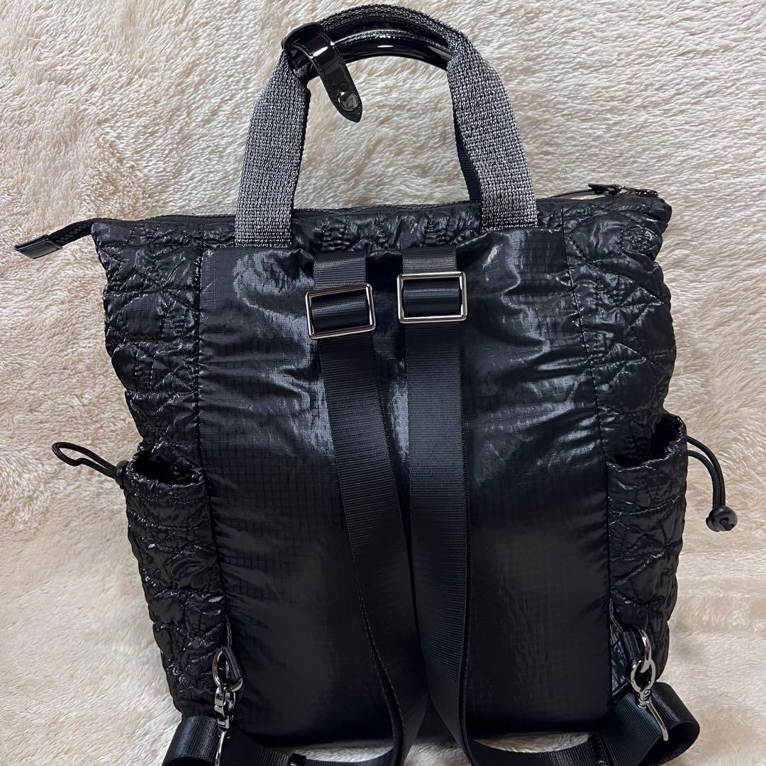 ANNA SUI プラネタ 2WAYリュックサック キルティング ブラック - メルカリ