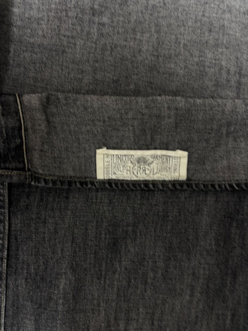 ダブルアールエル ブラックシャンブレー【M】