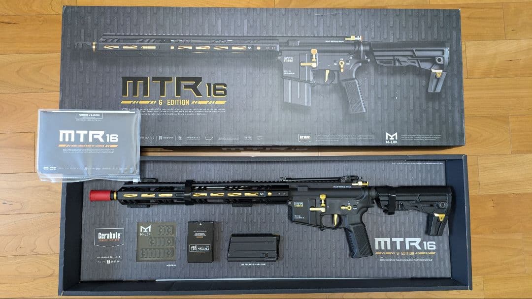 東京マルイ　MTR16　ゴールドエディション　ガスガン　ガスブロ
