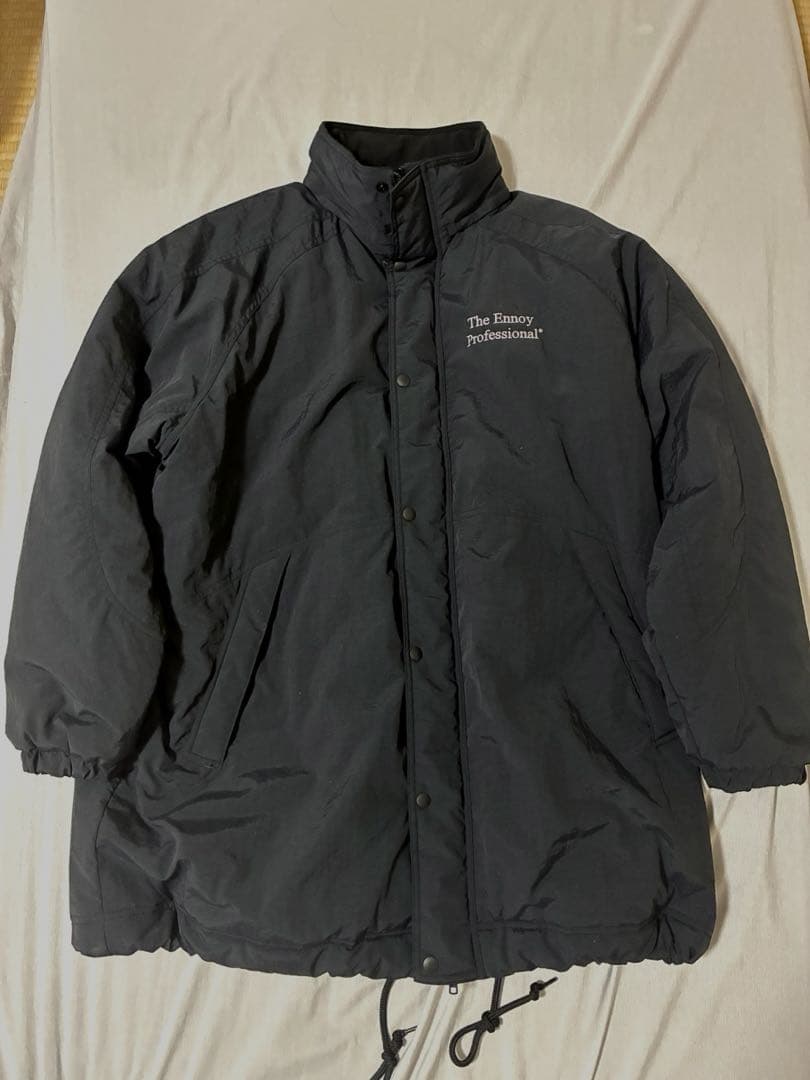 ジャケット・アウター ENNOY PADDED NYLON BENCH COAT XL