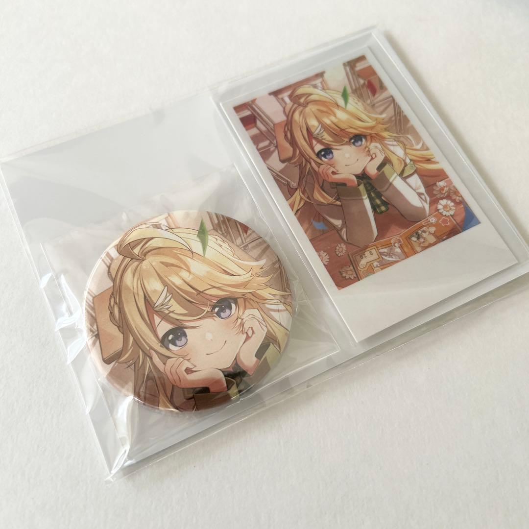 にじさんじ 誕生日グッズ 缶バッジ チェキ風カード 東堂コハク 2024