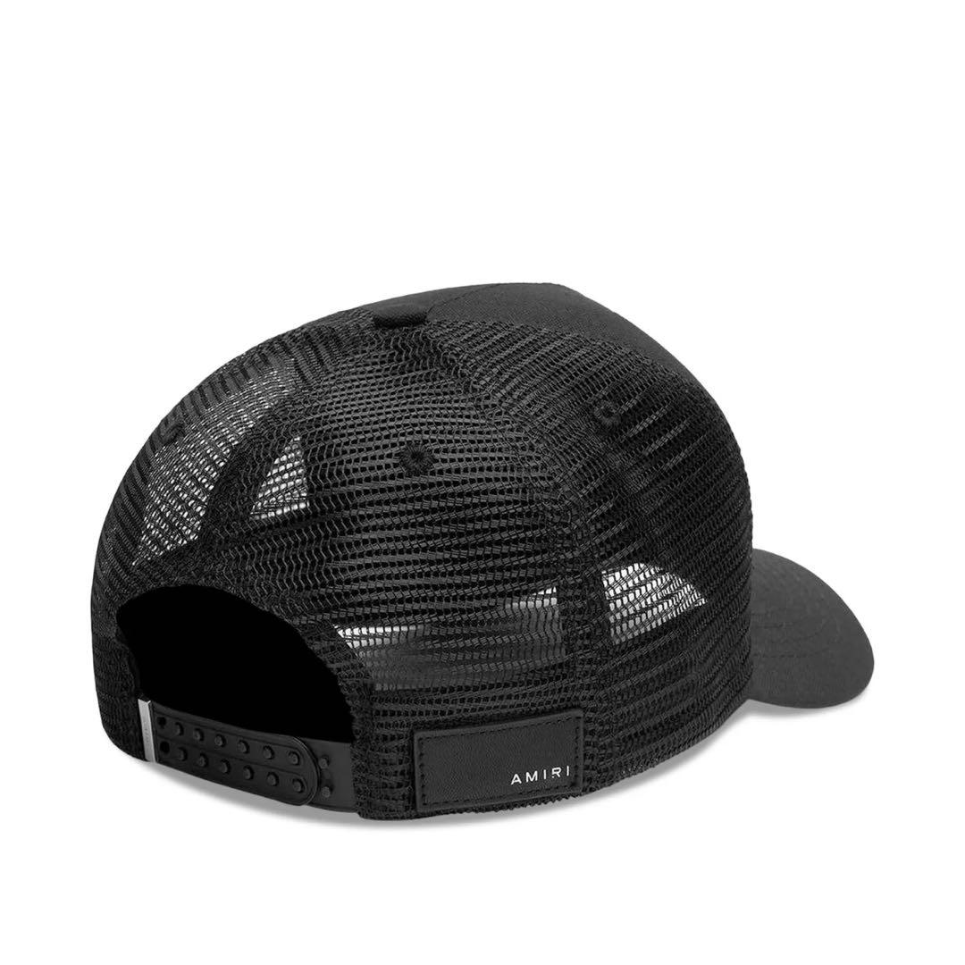 美品】AMIRI アミリ キャップ 刺繍ロゴ 黒 正規品 - メルカリ