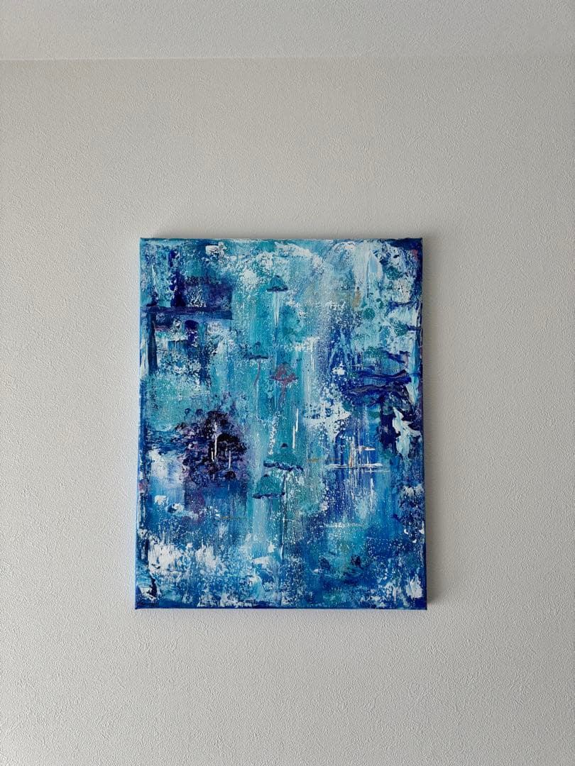 アクリル画 抽象画 『水中の世界』 - メルカリ