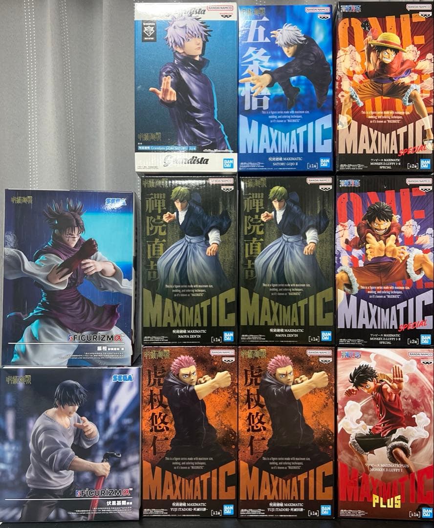 新品未開封 呪術廻戦 ワンピース フィギュア 11体まとめ売り - メルカリ