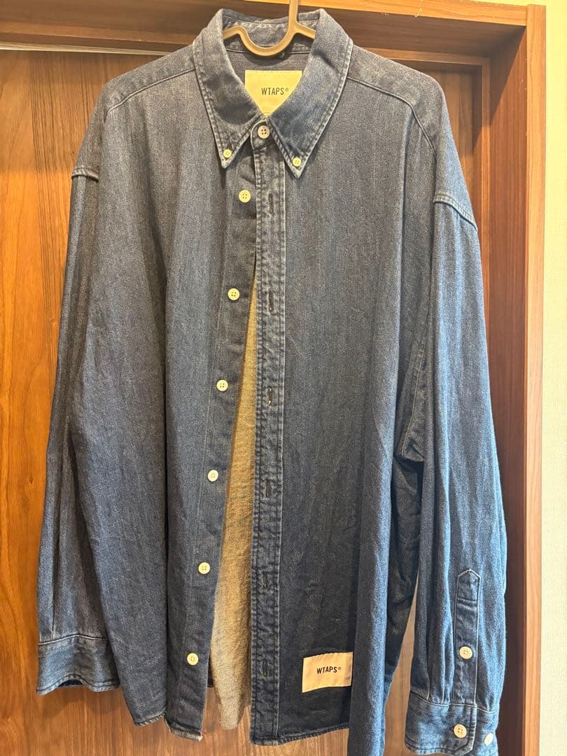 WTAPS 23AW 232BRDT-SHM03 デニムシャツ L indigo - メルカリ