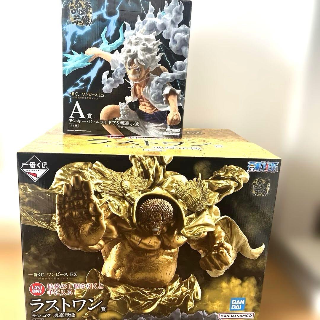 一番くじ ワンピース　悪魔を宿す者達　フィギュアA賞、ラストワン賞　下位賞セット