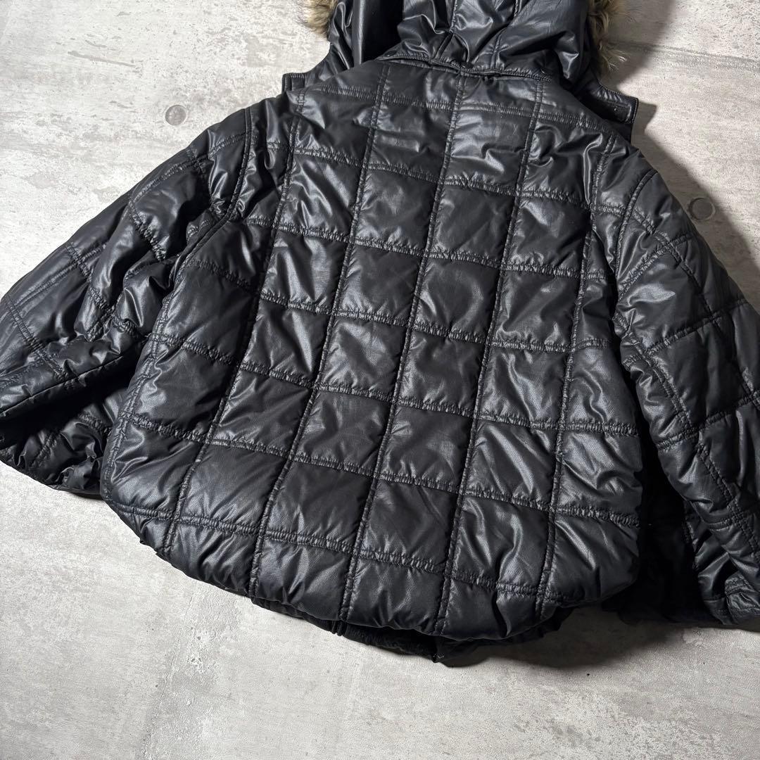 00s archive hooded far puffer jacket y2k - メルカリ