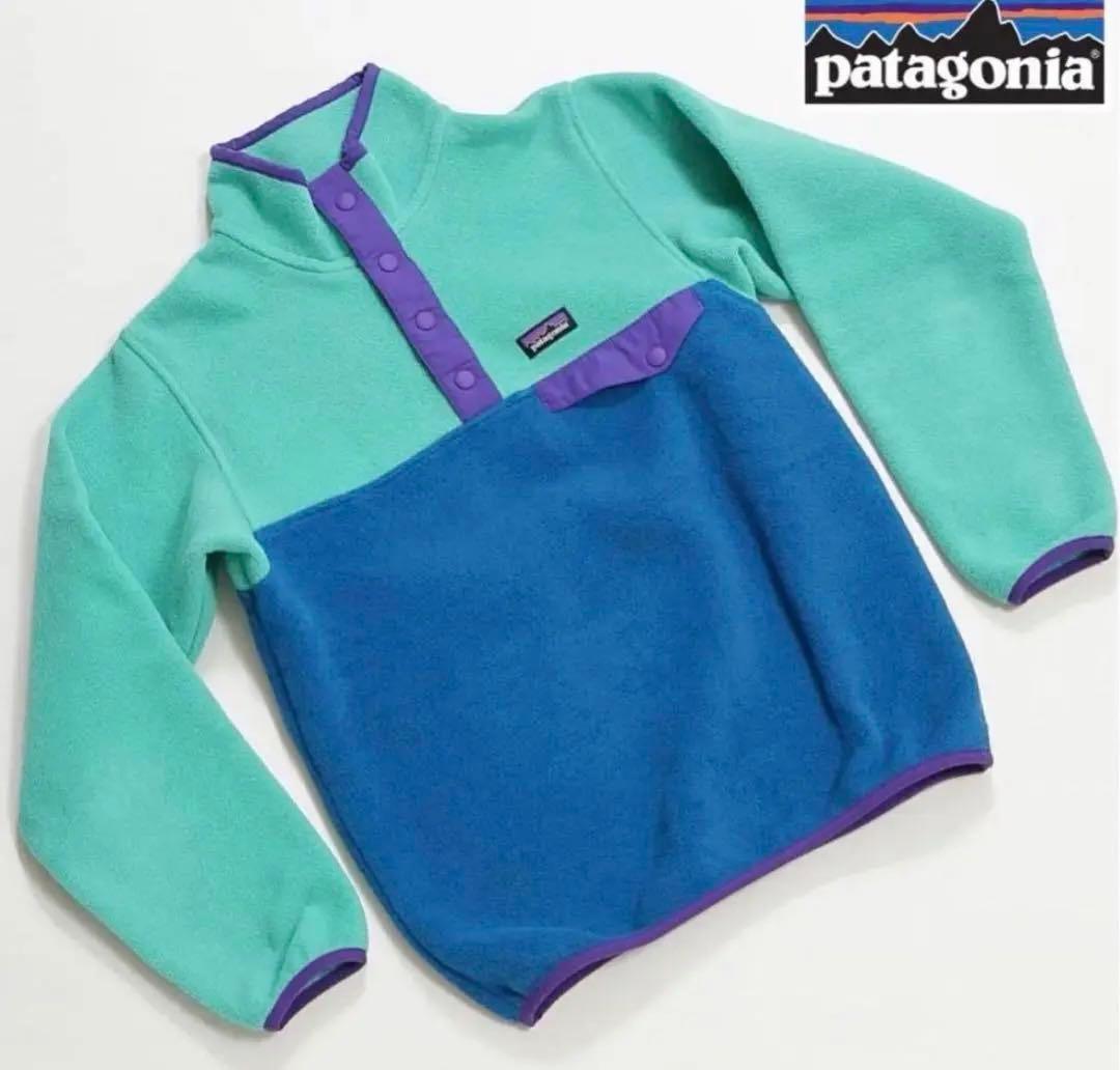 【美品】Patagonia パタゴニア フリース、LWシンチラ スナップ T