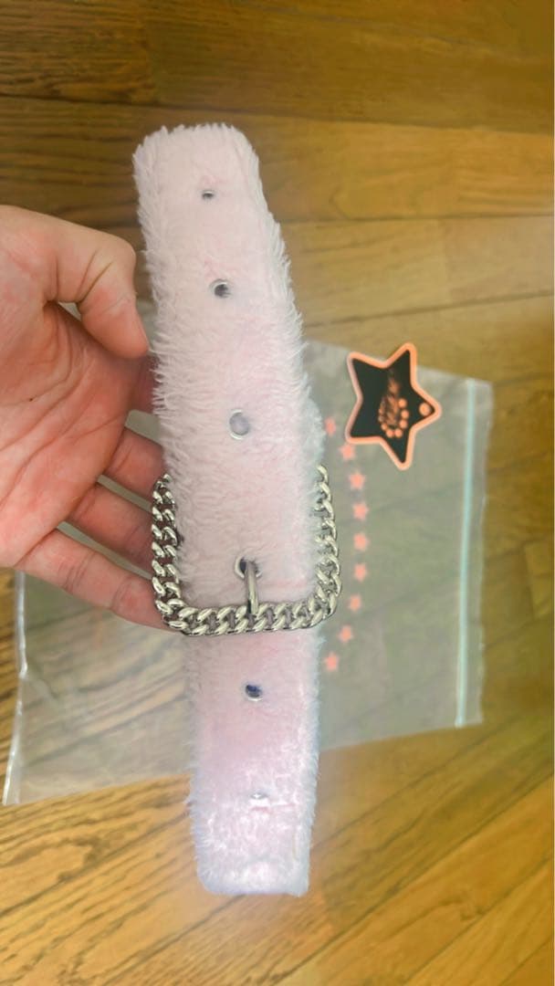 完売品 AFB ファーベルト ピンク - メルカリ