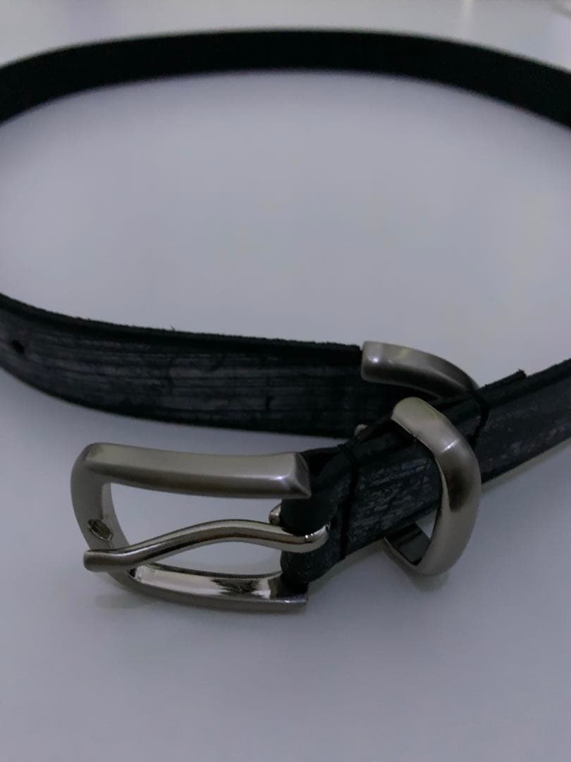 小物 CTHY HIGH-END BRIDLELEATHER NARROW BELT