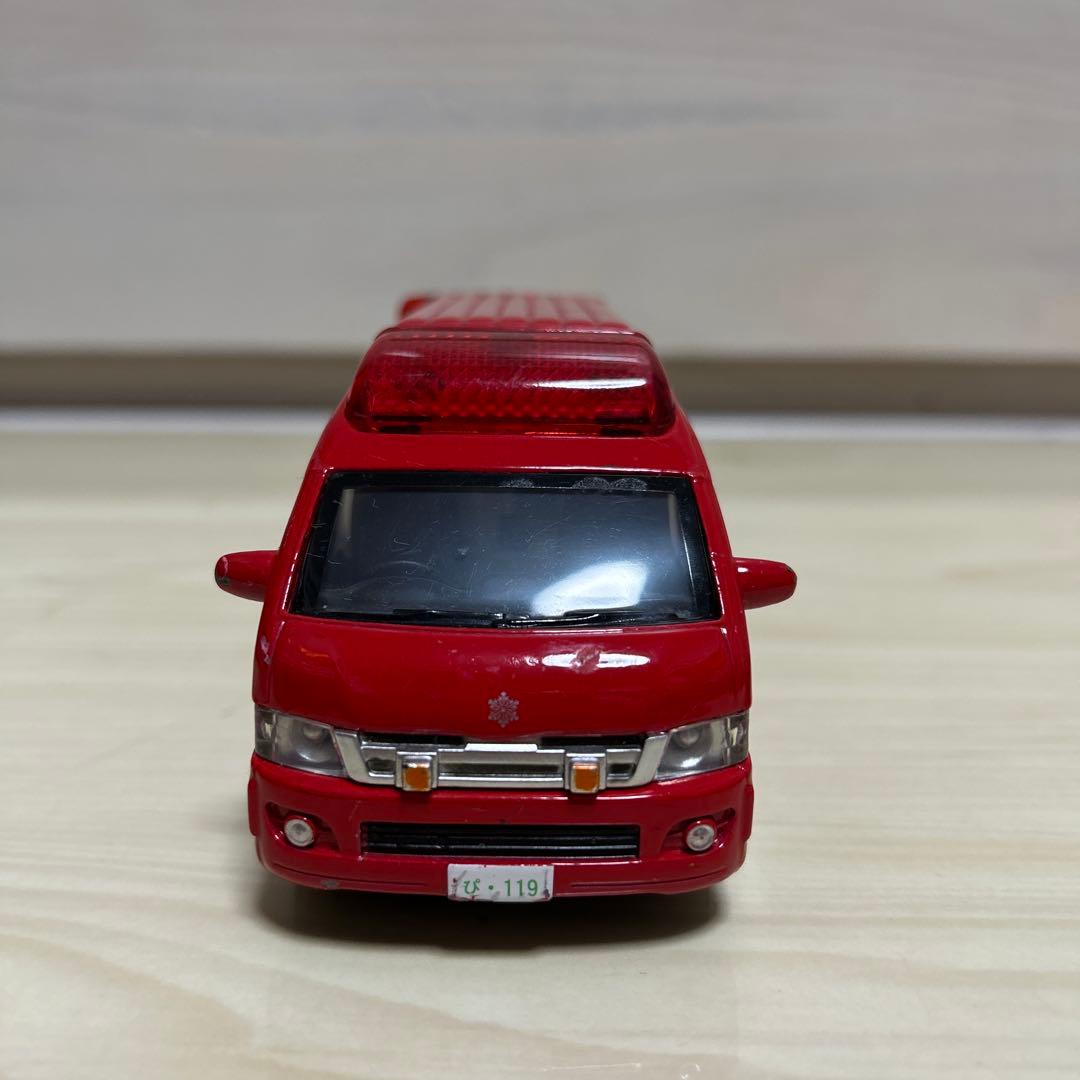 ピピットキー トヨタ ハイメディック 消防車、パトカー、救急車 3台セット