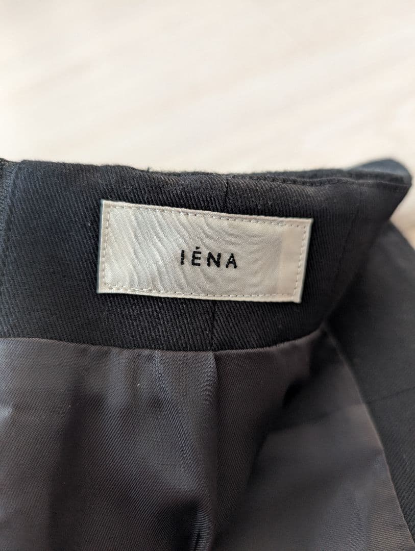 美品【IENA】厚手 ナロースカート ブラック - メルカリ