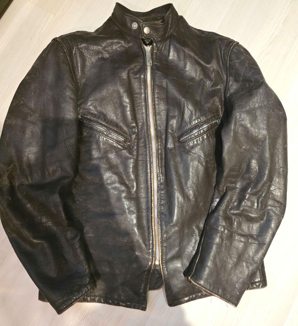 vintage Schott シングルライダースジャケット