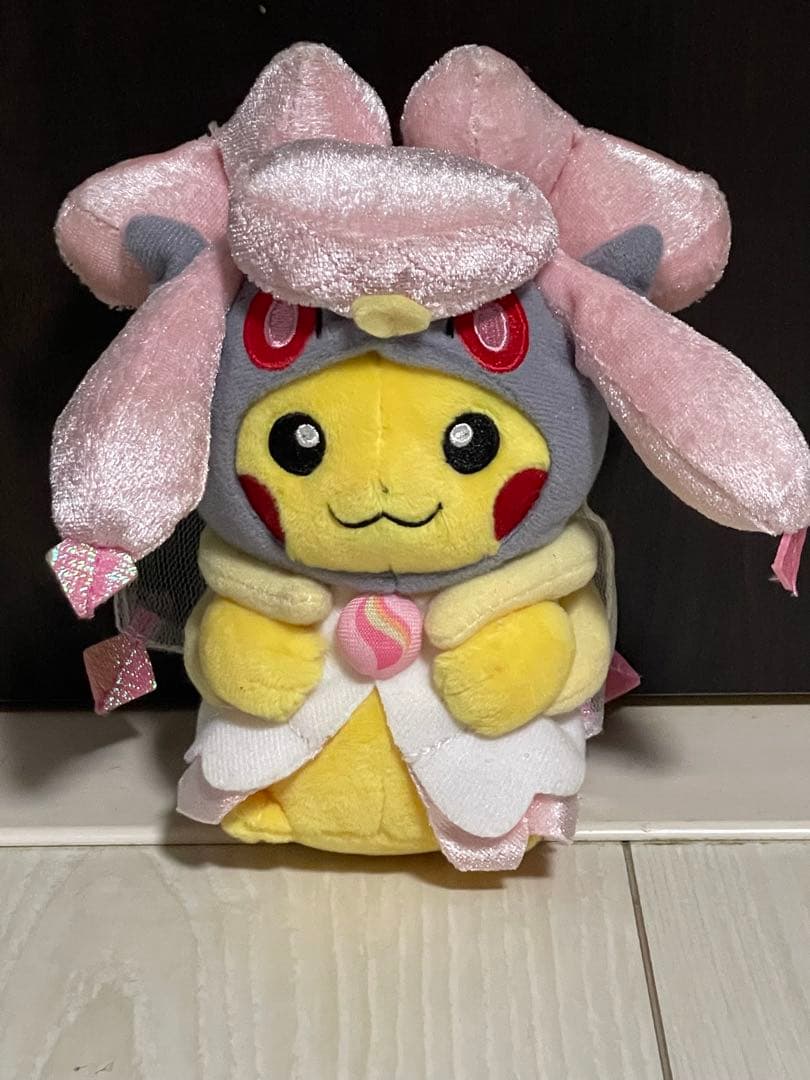 ポケモンセンター ピカチュウ メガディアンシー ポンチョ ぬいぐるみ