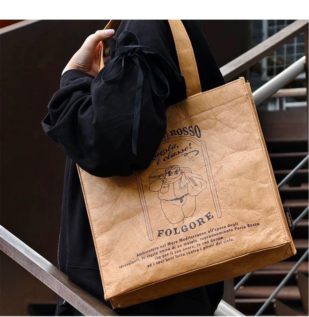 ジブリ海外限定 激レア 紅の豚 ポルコ トートバッグ - メルカリ