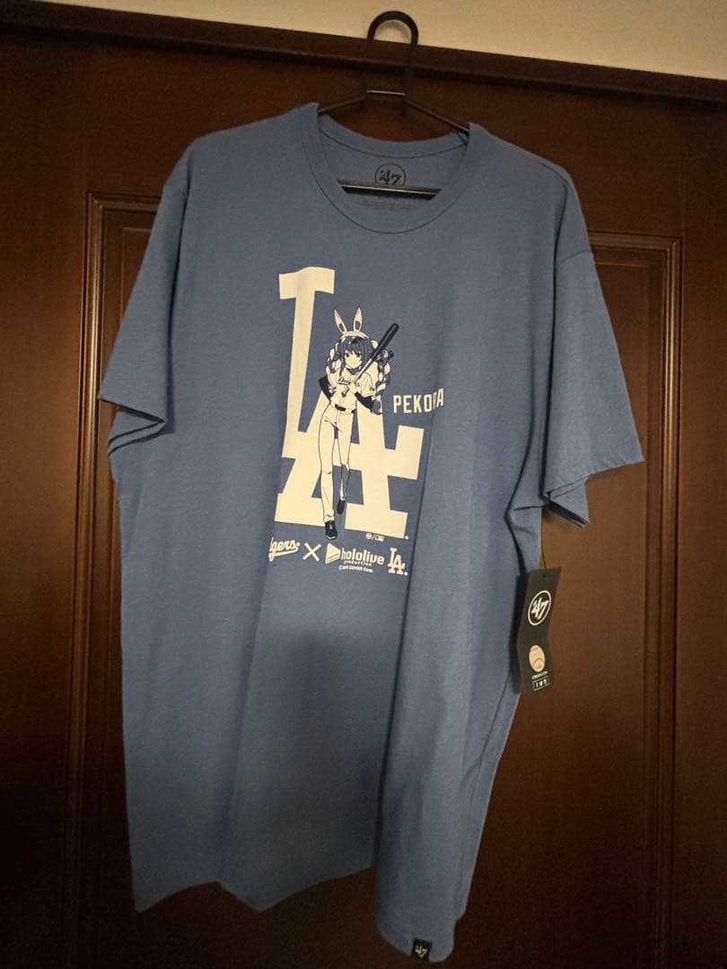 ホロライブ 兎田ぺこら ドジャース コラボTシャツ(日本のサイズXXL相当