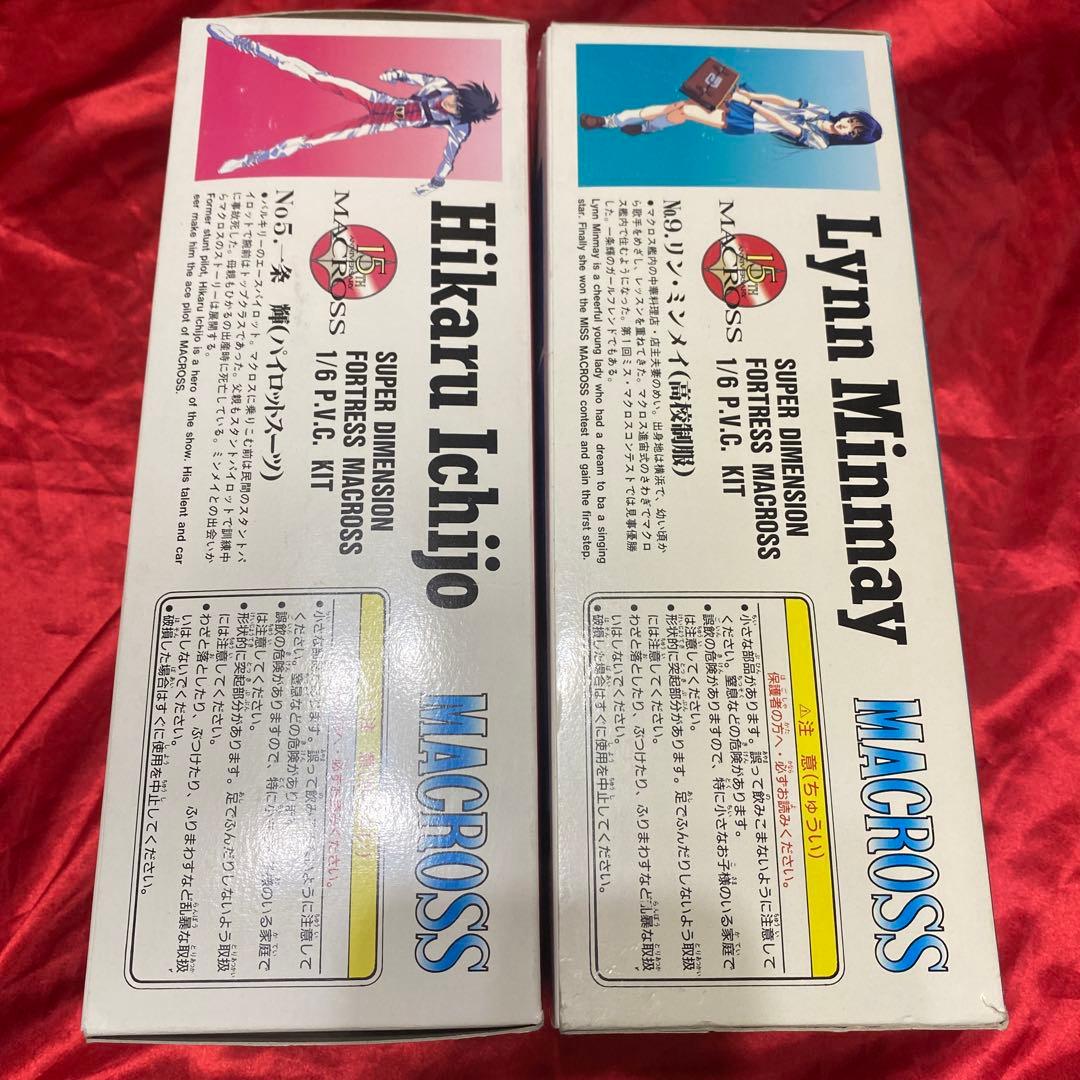 マクロス プラモデル ソフビ 1/6 一条輝 リン ミンメイ 新品 未開封