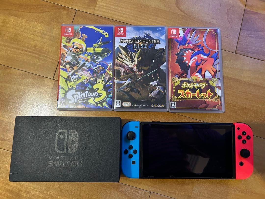 Nintendo Switch 本体 + ゲーム3本セット