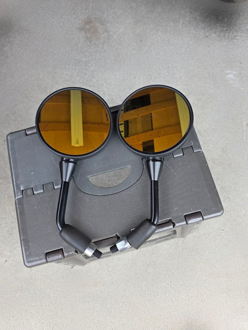 カワサキI純正 w800カフェ純正 デイトナゴールドミラー付き z900rs