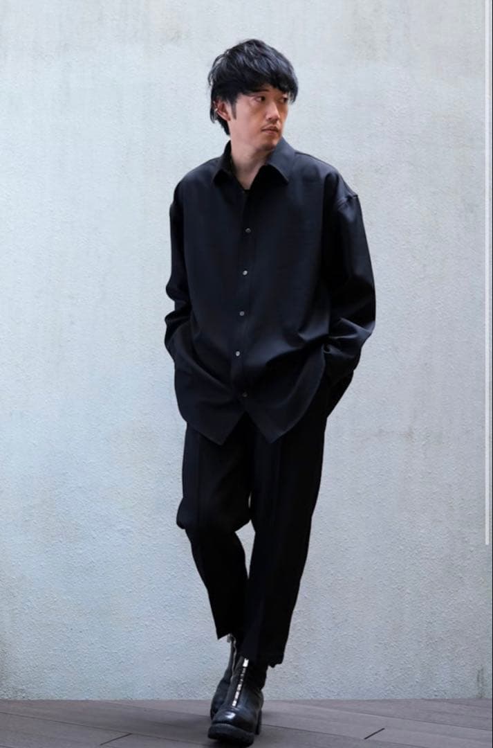 MBスタンダード オーバーシャツアウター ブラック Sサイズ