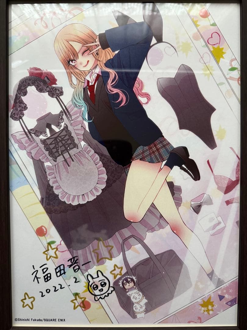 福田晋一先生サイン入り複製原画SHIBUYATSUTAYA当選品 - メルカリ