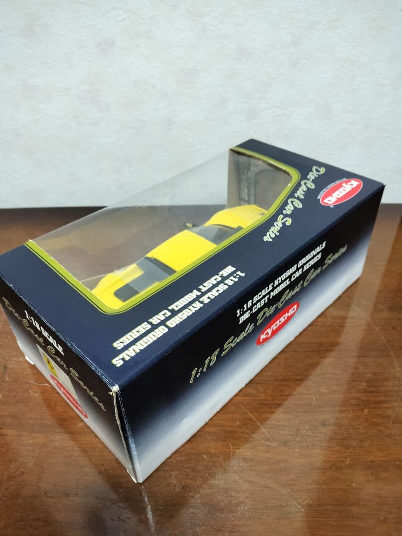 京商1/18 フェラーリ512BB 【希少初期パッケージ新品未開封イエロー