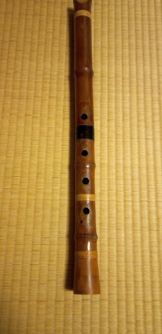 竹製 7孔穴 尺八 本体