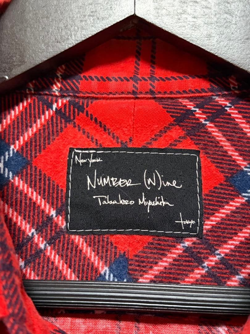 ナンバーナイン ガンズ期 ネルシャツ サイズ2 Archive - メルカリ