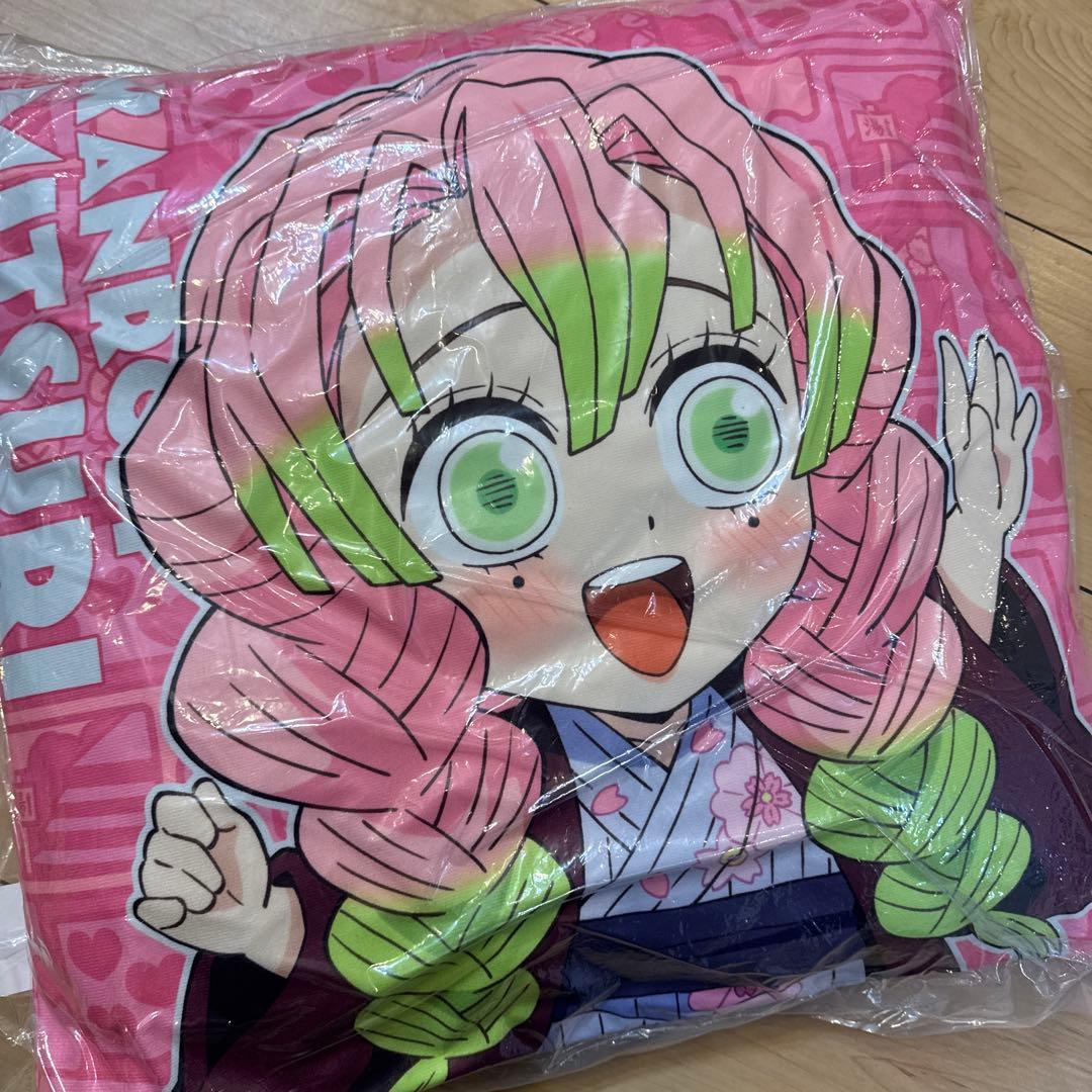 鬼滅の刃 ダイニング 繋がるモチーフクッション 浴衣 甘露寺蜜璃