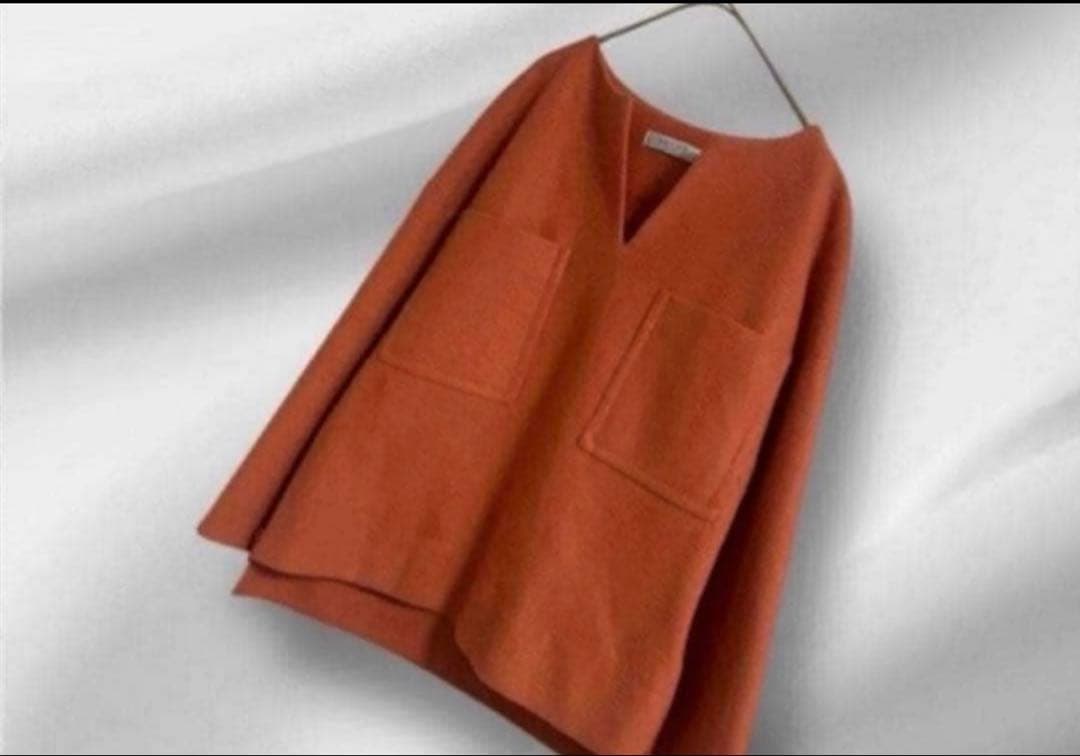 ADORE/アドーア/スキッパーブラウス/ウール　 /38/オーバーサイズ