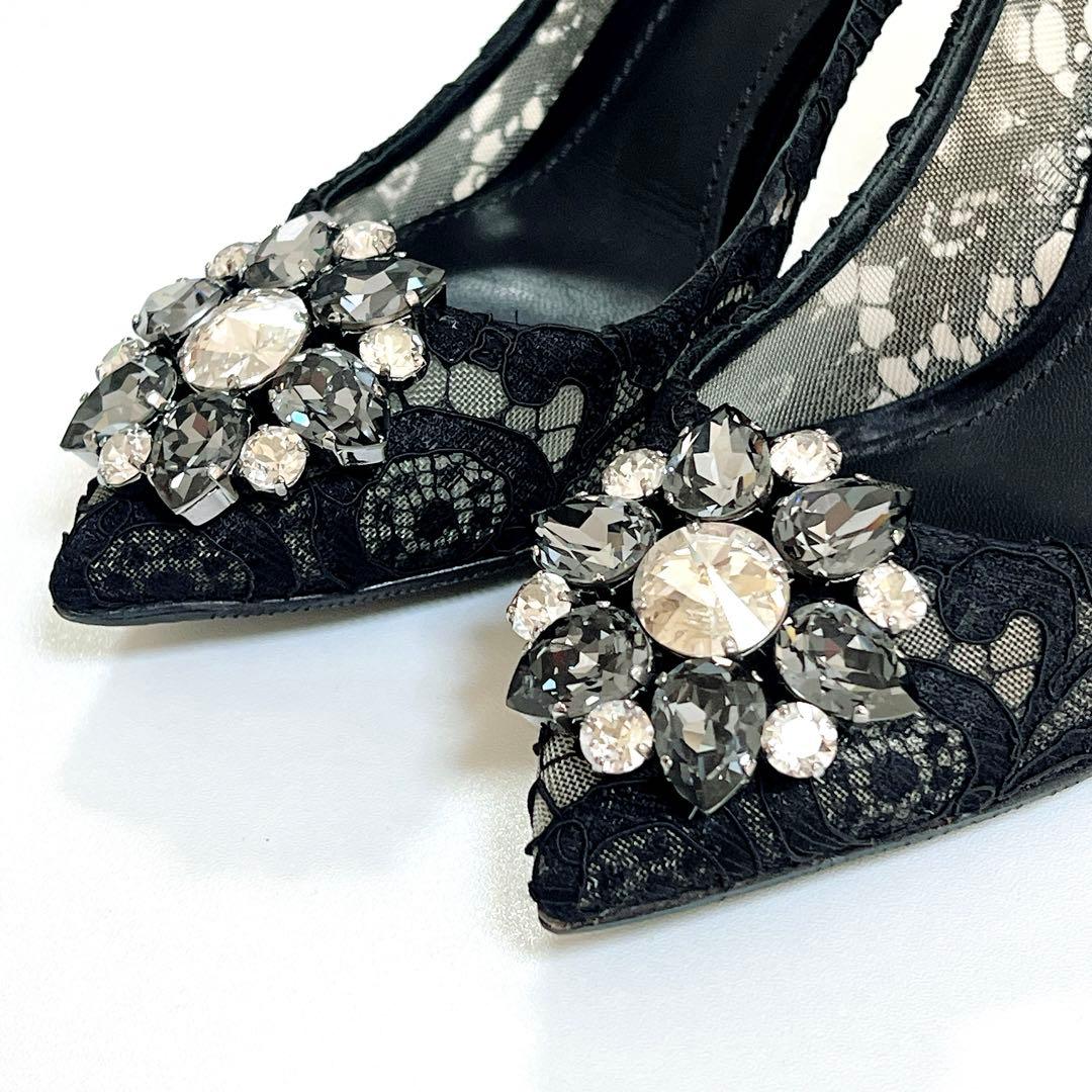 ちいちゃん様専用】DOLCE&GABBANA パンプス 35 1/2レース 黒 - メルカリ