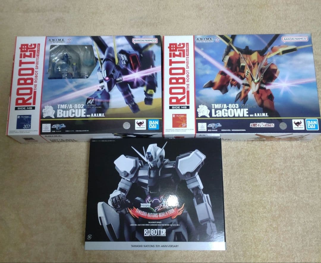 ロボット魂 ストライクガンダムディアクティブモード ラゴゥ バクゥ 3点セット