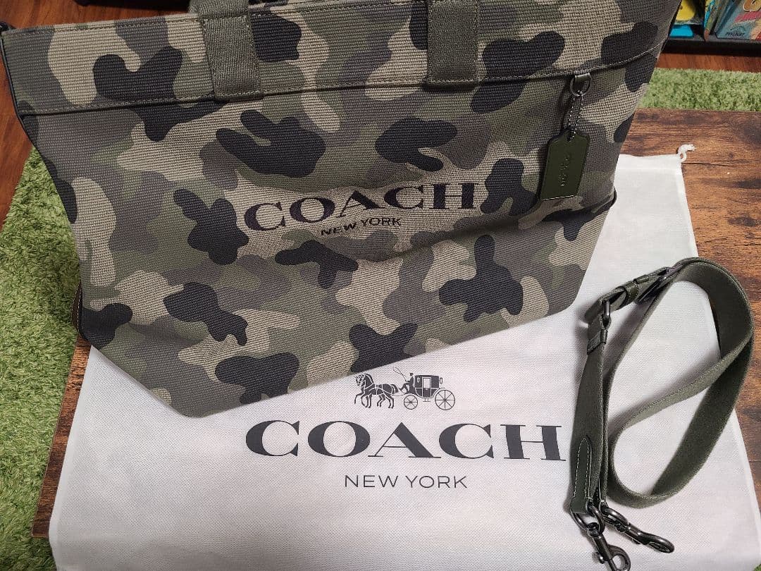 【COACH】 カモフラージュ トートバッグ