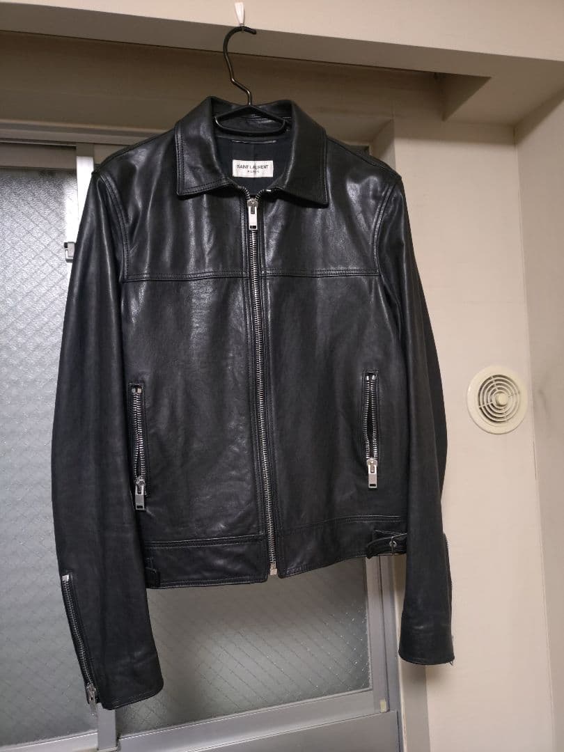 サンローラン saint laurent カフェレーサー レザー ライダース