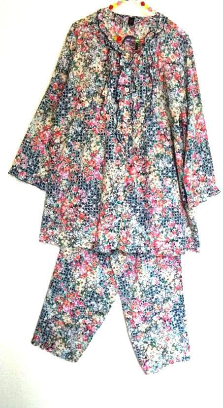 tunic チュニック 鴨居羊子 レディース パジャマ 上下セット フレア