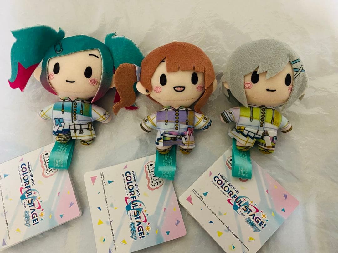 プロセカ ふわぷちマスコット 初音ミク 望月穂波 日野森志歩 3種セット