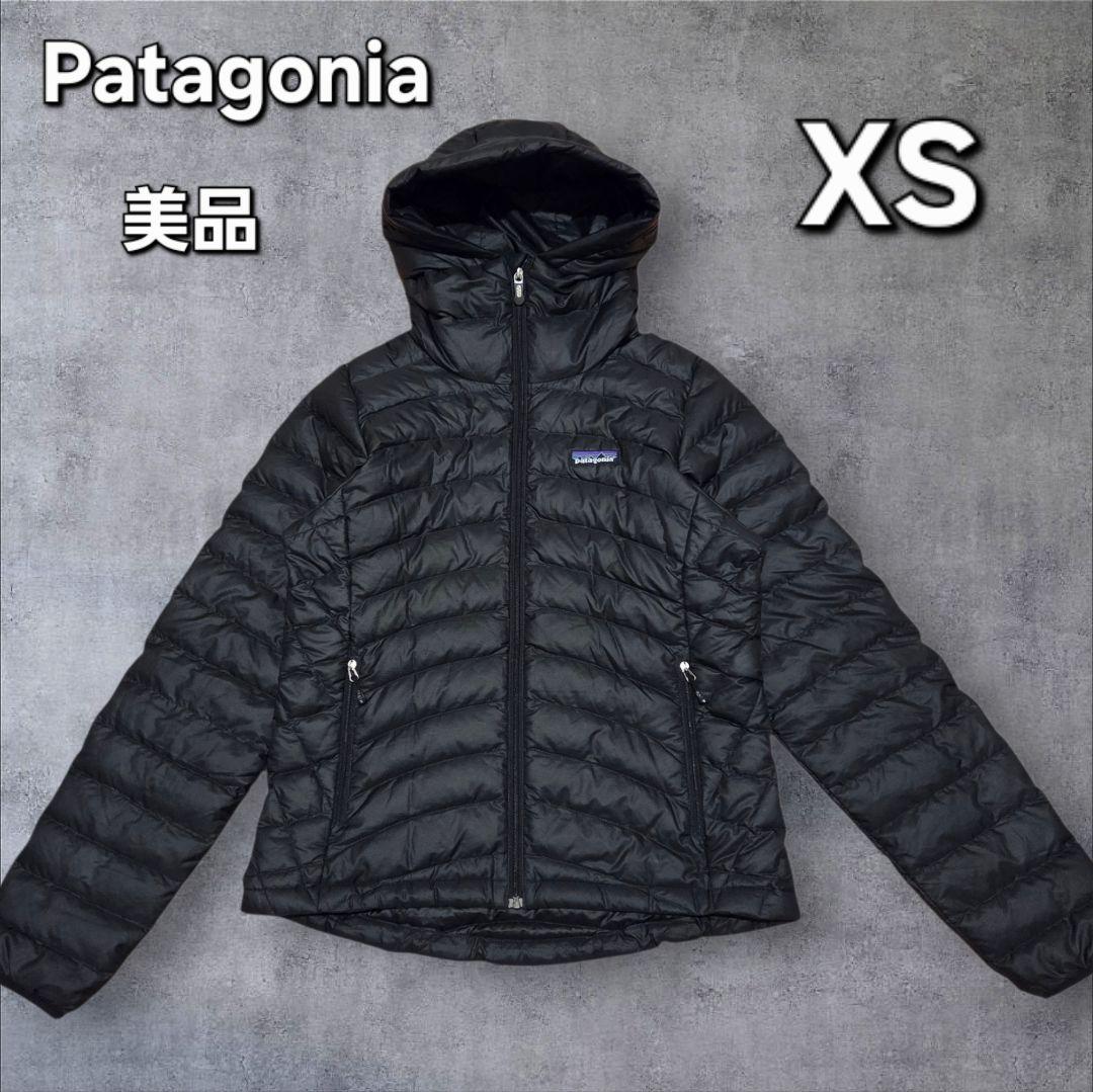 美品✨Patagonia パタゴニア ダウンセーター フーディー ブラック XS