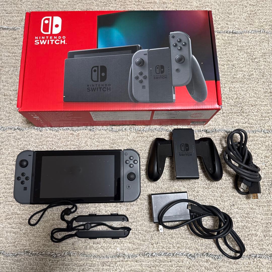 Nintendo Switch 本体 グレー セット　ジャンク品