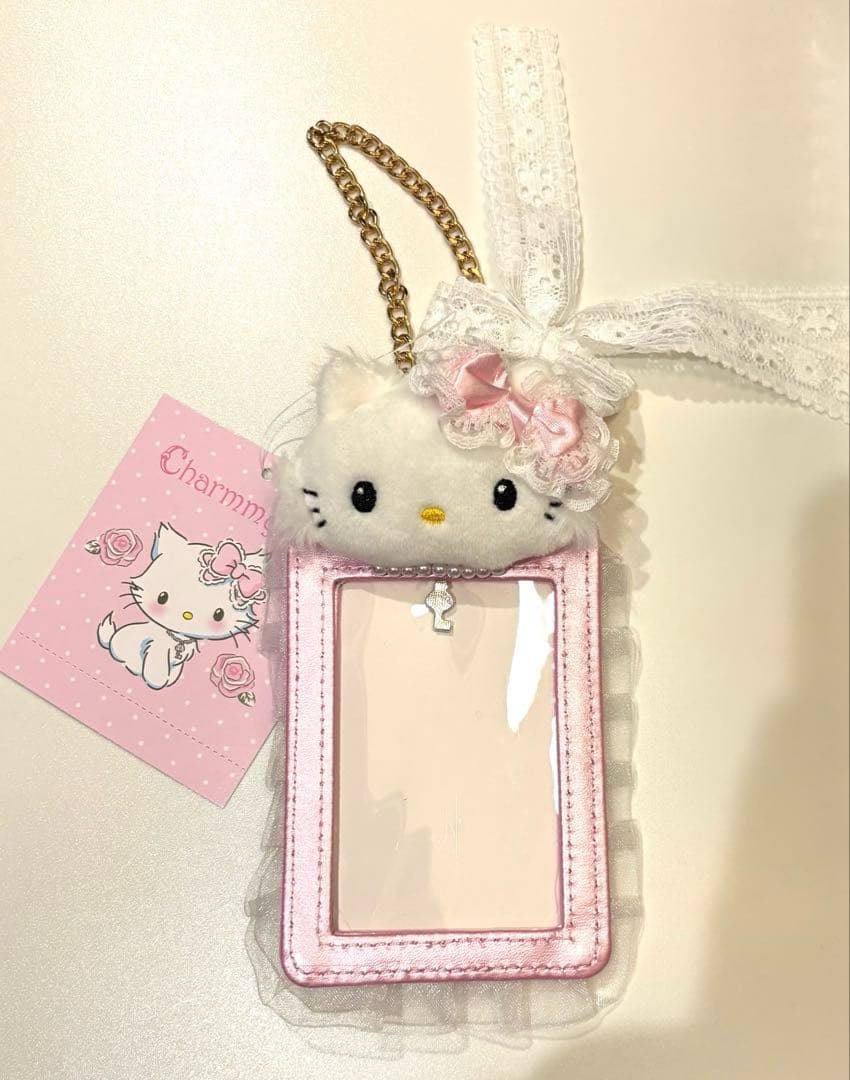 美品】サンリオ チャーミーキティ パス＆カードケース トレカ 平成