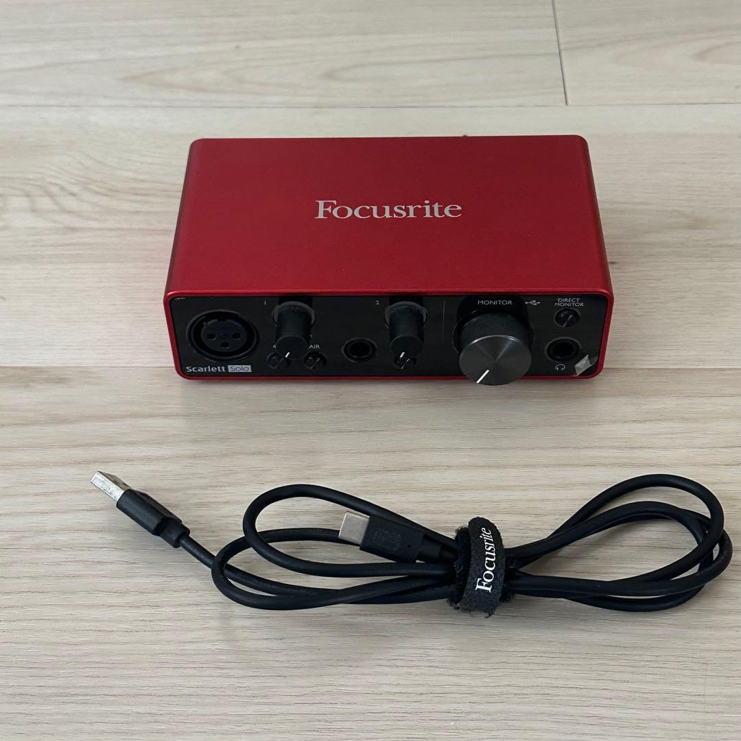 【美品】Focusrite Scarlett Solo Studio (gen3 レビュー】Focusrite「Scarlett Solo G3」| 小さなボディにたくさんの