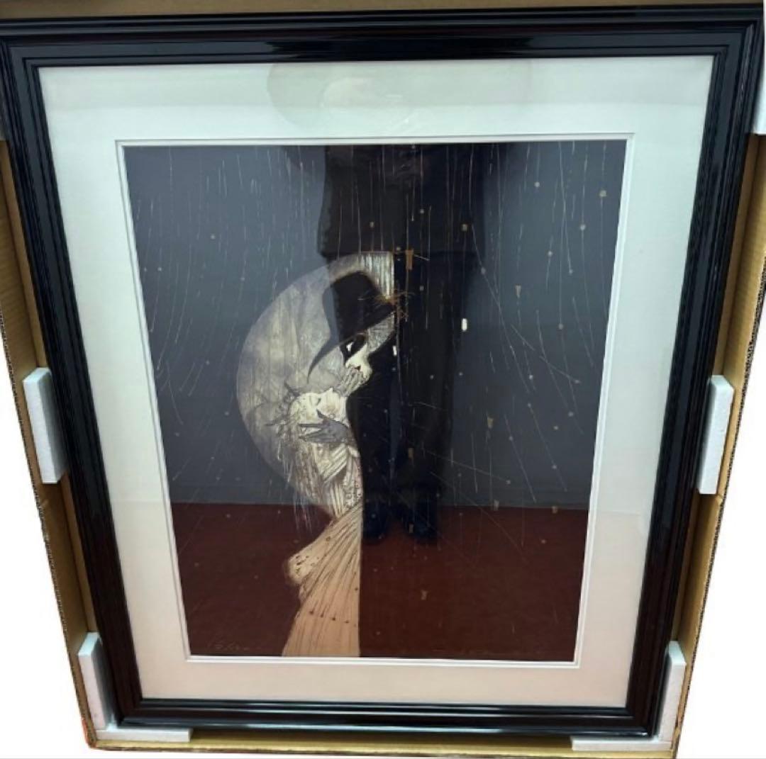 新品　天野喜孝 マスク シバクローム 7/150 絵画 作品保証書付き 版画